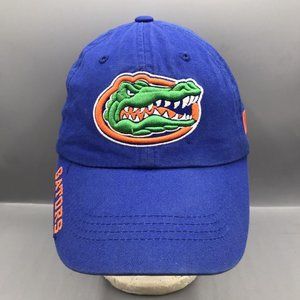 Florida Gators Russell Athletics Blue Logo Embroidered Strapback Hat Cap GC
